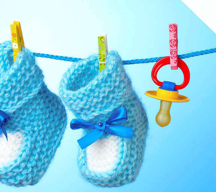 Baby Shower game ideas - Pin the dummy on the baby!
