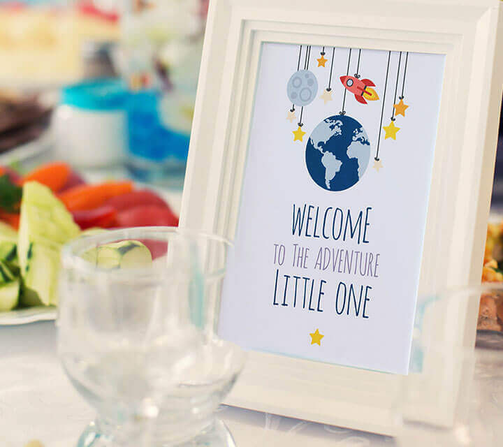 Baby Shower Themes - Intergalactic Space Mission