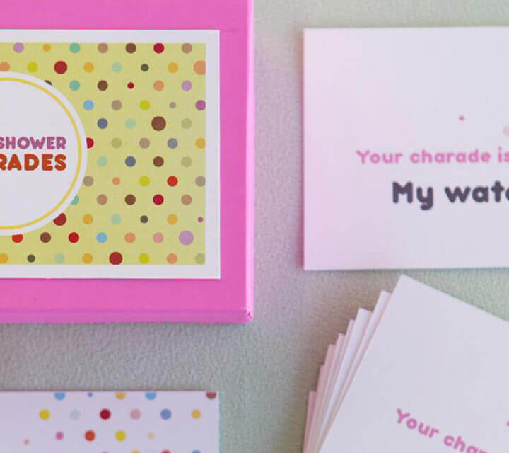 Baby Shower game ideas - Classic Charades with a twist!