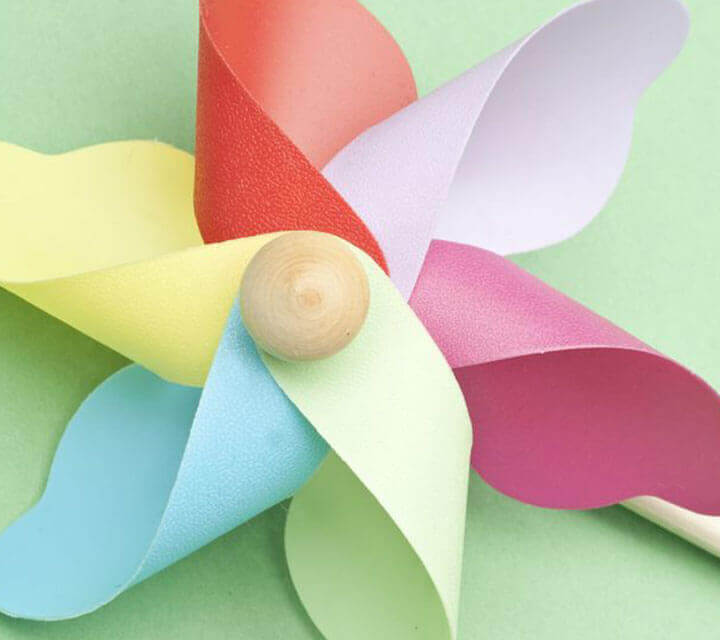 Baby Shower Decorations - Pretty Patterned Pinwheels