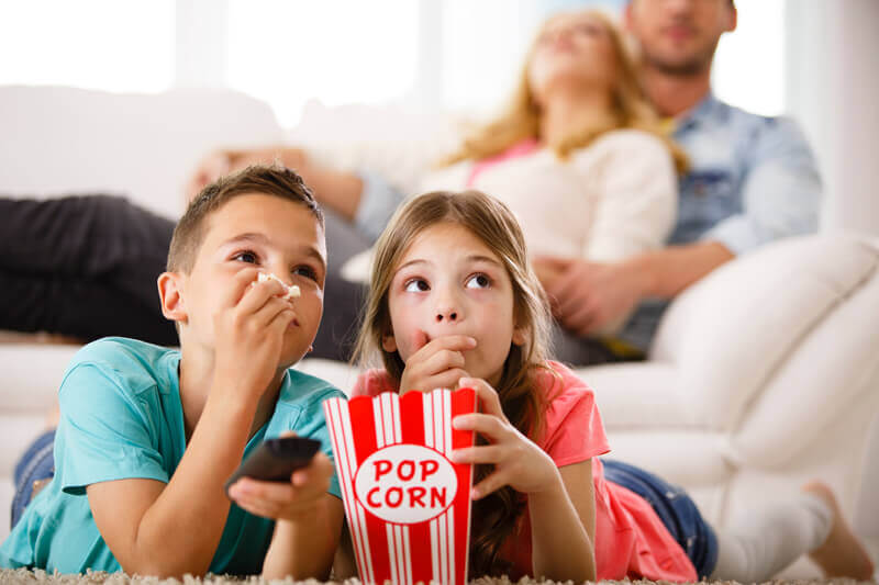 Movie night with mum and dad - Toddler Activities