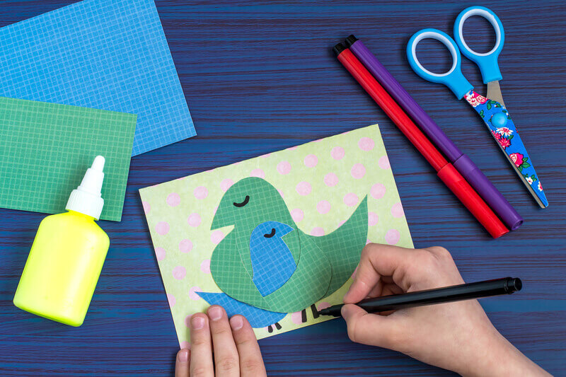  Card making idea - Toddler Activities